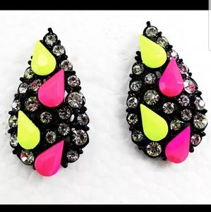 Multi colored earrings